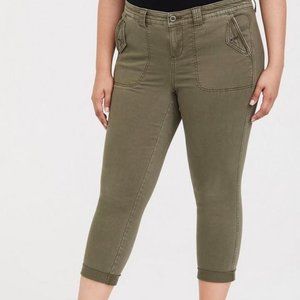 NWT Torrid Sage Military Cargo Pant
